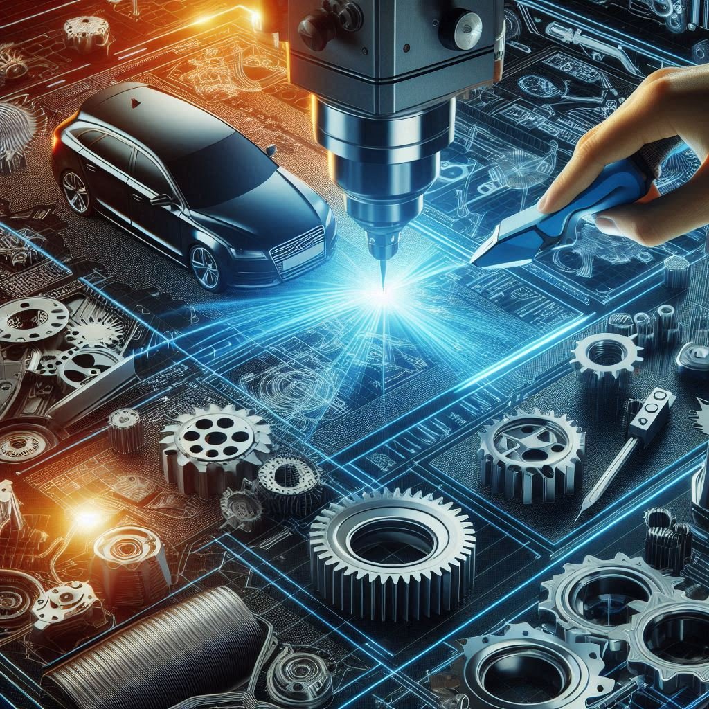 Corte a Laser de Chapa de Metal para Industria Automotiva